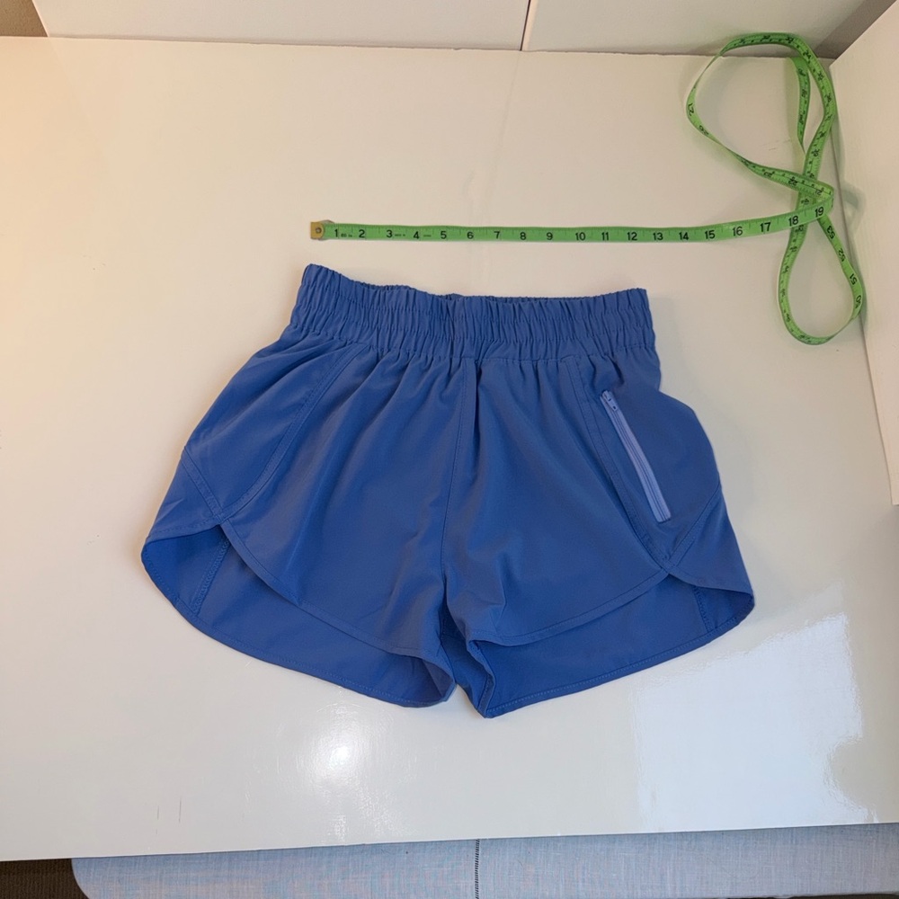 Blooming Jelly Summer Leisure High waist Running Sports Shorts Periwinkle Small